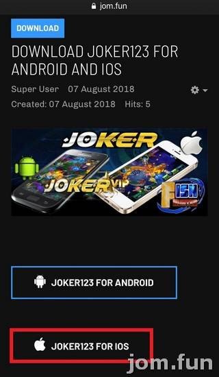 Download Joker123 For Android and IOS